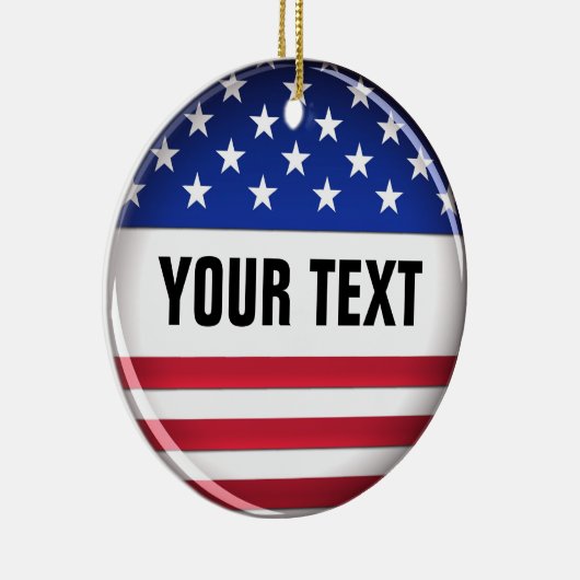 Kundengebundene USA-Verzierung Keramikornament (Rechts)