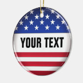 Kundengebundene USA-Verzierung Keramikornament (Links)