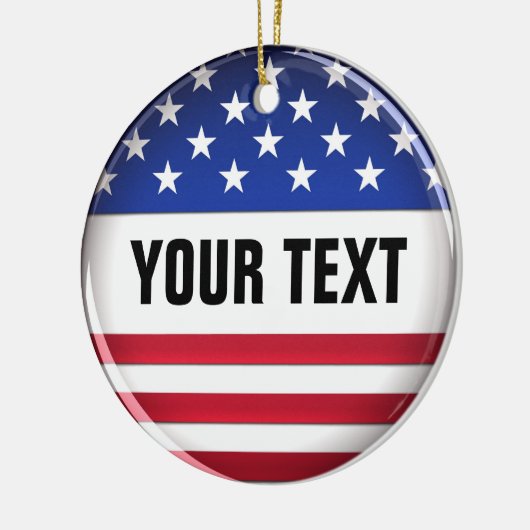 Kundengebundene USA-Verzierung Keramikornament (Links)