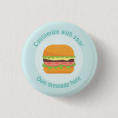 Kundengebundener Burger Button (Vorderseite)