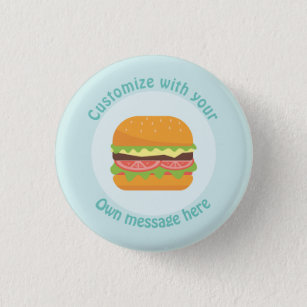 Kundengebundener Burger Button