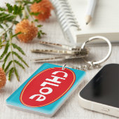 Kundengebundener Chloe Schlüsselanhänger (Vorderseite rechts)