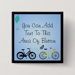 Kundengebundener Fahrrad-Knopf Button