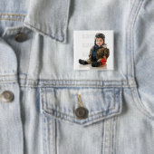 Kundengebundener Foto-Geburtstags-Knopf Button (Beispiel)