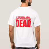 Kundengebundener Gamer-Umbau T-Shirt (Rückseite)