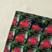 Kundengebundener kleiner Wohnwagen des roten Sinti Strandtuch (Beispiel)