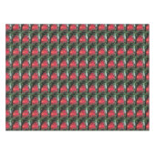 Kundengebundener kleiner Wohnwagen des roten Sinti Tischdecke (Vorderseite (Horizontal))