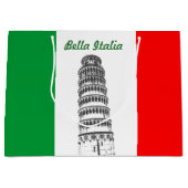 Kundengebundener lehnender Turm von Pisa und von Große Geschenktüte (Vorderseite)