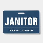 Kundengebundener Namenshausmeister Ausweis (Rückseite)