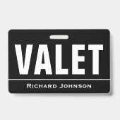 Kundengebundener NamensKammerdiener Ausweis (Back)