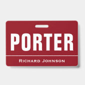 Kundengebundener Namensträger Ausweis (Rückseite)