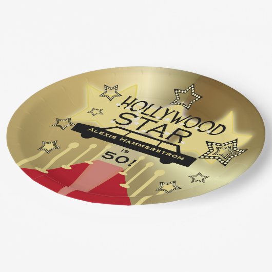 Kundengebundener Pappteller (Schrägansicht)