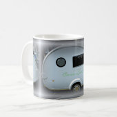 Kundengebundener Retro Teardropcamper Kaffeetasse (Vorderseite Links)