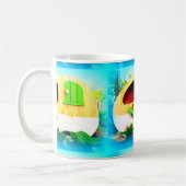 Kundengebundener Retro Vintager Camper Kaffeetasse (Links)