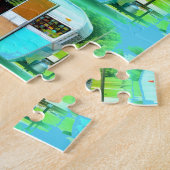 Kundengebundener Retro Vintager Camper Puzzle (Seite)