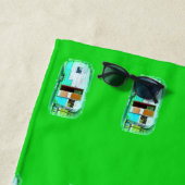 Kundengebundener Retro Vintager Camper Strandtuch (Beispiel)