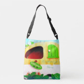 Kundengebundener Retro Vintager Camper Tragetaschen Mit Langen Trägern (Rückseite)