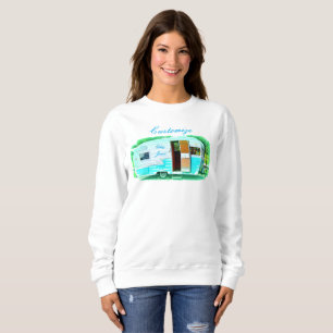 Kundengebundener Retro Vintager Lagerbewohner Sweatshirt