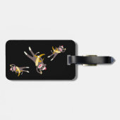 Kundengebundener Socken-Affe mit Gepäckanhänger (Rückseite horizontal)