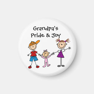 Kundengebundener Strichmännchen-Magnet Magnet