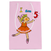 Kundengebundenes 5. alles Gute zum Mittlere Geschenktüte (Vorderseite)