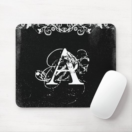Kundengebundenes Anfangsmonogramm Mousepad (Mit Mouse)