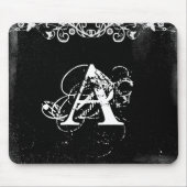 Kundengebundenes Anfangsmonogramm Mousepad (Vorne)