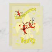 Kundengebundenes Cajun Einladung (Vorne/Hinten)