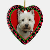 Kundengebundenes Haustier-Foto mit der Tatze Keramikornament (Rechts)