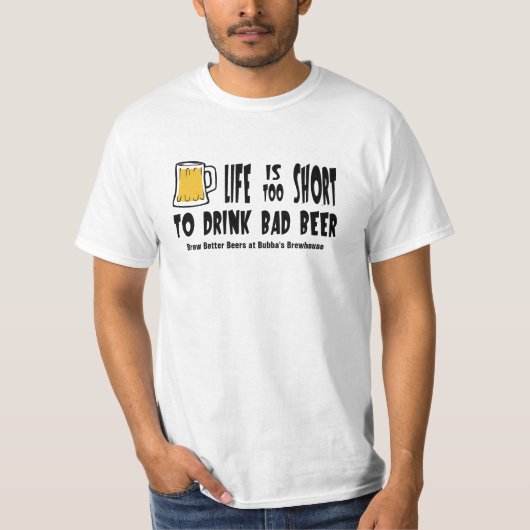 Kundengebundenes Homebrewing oder U-Gebräu T-Shirt (Vorderseite)