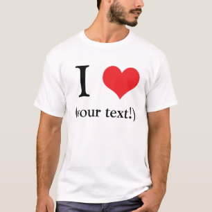Kundengebundenes i-Herz mein T - Shirt