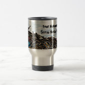 Kundengebundenes Metall-Abfall-Aluminium recycelt Reisebecher (Mittel)