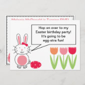 Kundengebundenes Ostern-12x18" Einladung (Vorne/Hinten)