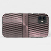 Kundengebundenes rosa metallisches Case-Mate iPhone hülle (Rückseite (Horizontal))