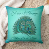 Kundengebundenes Text elegantes 65. Kissen (Decke)