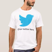 Kundengebundenes Twitter-T-Shirt! T-Shirt (Vorderseite)