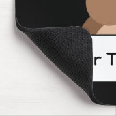 Kundengebundenes Welpen-Zeichen Mousepad (Ecke)