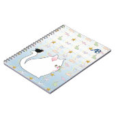 Kundengerecht: Amsel u. Miezekatze Notizblock (Linke Seite)