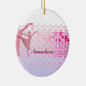 Kundengerecht: Ballerina Keramik Ornament (Rechts)