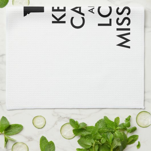 Kundengerecht BEHALTEN Sie RUHE und LIEBE MISSOURI Handtuch (Gefaltet)