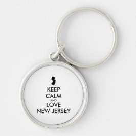 Kundengerecht BEHALTEN Sie RUHE und LIEBE Schlüsselanhänger