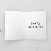 Kundengerecht "danke" zu kardieren dankeskarte (Innenseite)