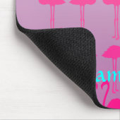 Kundengerecht: Flamingo zwei Mousepad (Ecke)