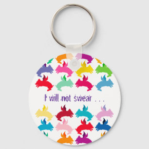 Kundengerecht: Fliegen piggies Schlüsselanhänger