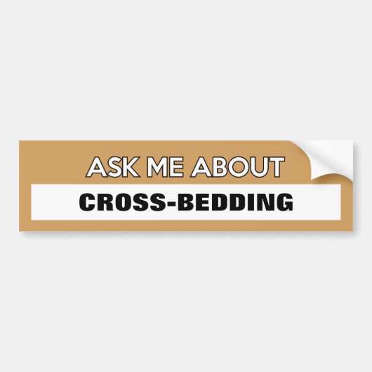 Kundengerecht "fragen Sie mich über… " Autoaufkleber (Vorne)