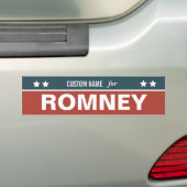 KUNDENGERECHT für Romney Autoaufkleber (Auf Auto)