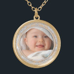 Kundengerecht Ihre Fotolocket-Halskette Vergoldete Kette<br><div class="desc">Ccustomizable Ihre Fotolocket-Halskette</div>