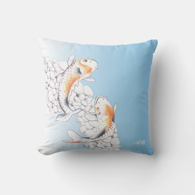 Kundengerecht: Koi Kissen (Vorderseite)