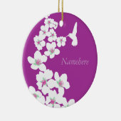 Kundengerecht: Kolibrirosa Keramikornament (Rechts)