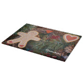 Kundengerecht: Lebkuchenmann Schneidebrett (Ecke)